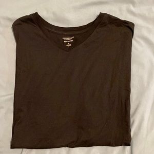 Roundtree & Yorke vneck t-shirt / black / size XL